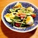 水菜、トマト、卵のカラフルサラダ