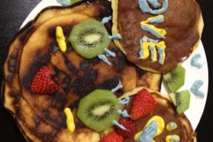 朝ごはん ホットケーキ かわいい レシピ 作り方 By 苺好きひろみん クックパッド 簡単おいしいみんなのレシピが360万品