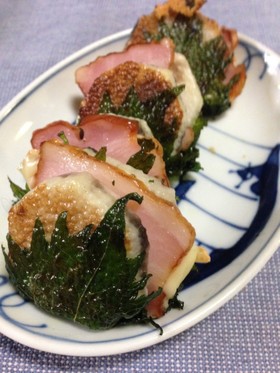 山芋ベーコンはさみ焼き