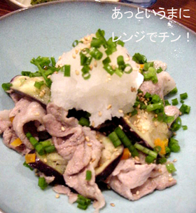あっというまのレンジで簡単ブタナス◎