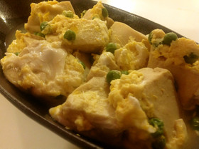 誰もがうなる優しい甘味☆高野豆腐の卵とじ