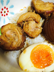 簡単!炊飯器で鶏肉チャーシューの写真