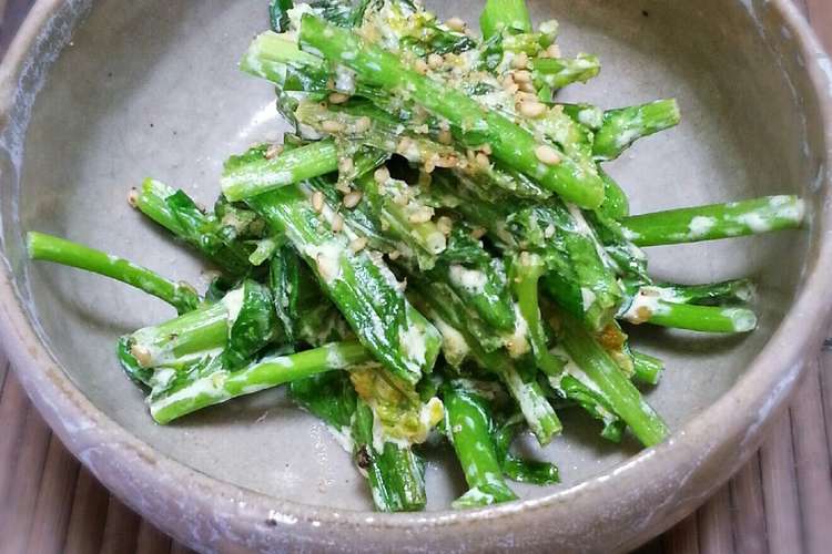 菜の花のマヨネーズだけ炒め レシピ 作り方 By シャア専用料理長 クックパッド 簡単おいしいみんなのレシピが377万品