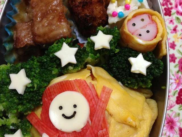 キャラ弁 足立区ゆるキャラ ビュー坊 レシピ 作り方 By Mingmuming