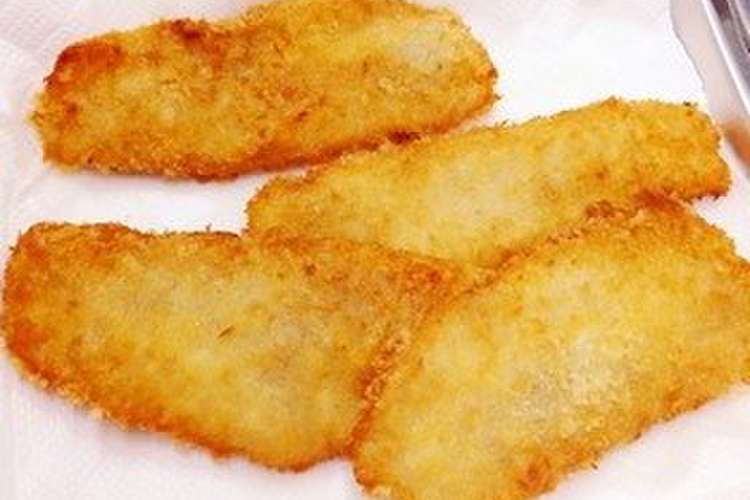 旨味絶品魚屋さん昆布締めめんたいフライ レシピ 作り方 By ぺトロ クックパッド 簡単おいしいみんなのレシピが378万品