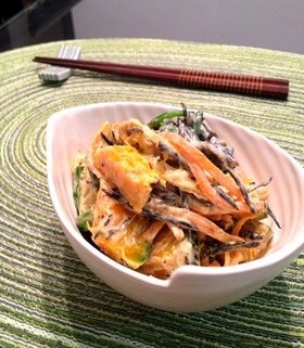 南瓜とひじきのホルモンバランス改善サラダ