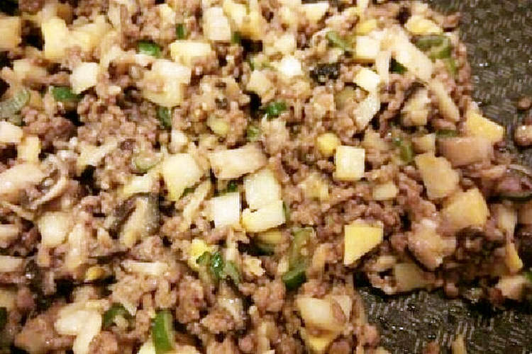 椎茸と筍入り 肉味噌 レシピ 作り方 By Lemmony2 クックパッド 簡単おいしいみんなのレシピが357万品