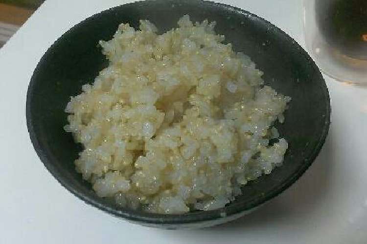 炊飯器でもちもち食感 玄米のびっくり炊き レシピ 作り方 By ゆめか クックパッド