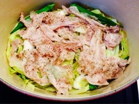 簡単！春キャベツと豚肉蒸しの画像