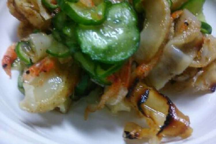 おつまみのホタテの貝ヒモで 酢の物 レシピ 作り方 By 3人ボウズと姫 クックパッド 簡単おいしいみんなのレシピが352万品