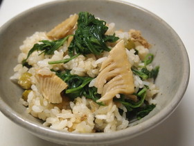 春の香り!嫁菜ごはん