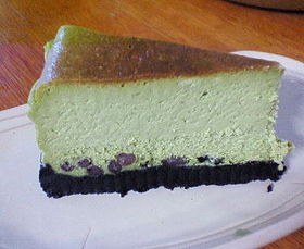 抹茶のチーズケーキ