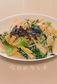 ★筍と小松菜のめんたい春パスタ★