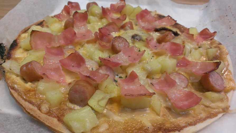 ジャーマンポテトピザの画像