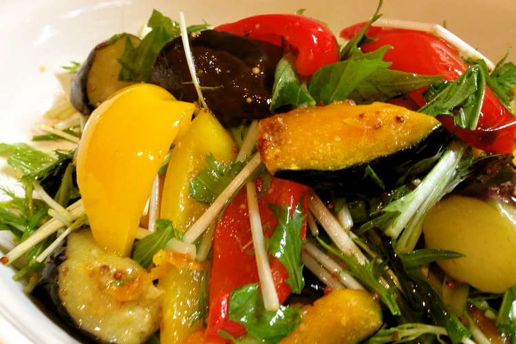 いろどり鮮やか 緑黄色野菜のサラダ レシピ 作り方 By やす きよ クックパッド