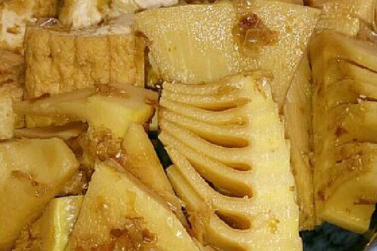 たけのこと厚揚げの土佐煮 レシピ 作り方 By アロマライズ クックパッド 簡単おいしいみんなのレシピが352万品