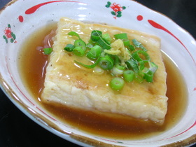 あんかけ豆腐ステーキ♪