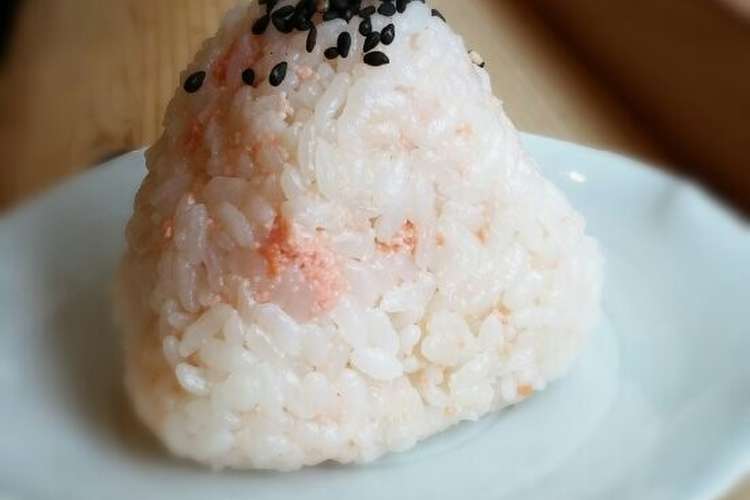 たらこおにぎり マヨ風味 レシピ 作り方 By みまりん クックパッド