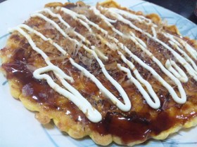 ボリューム満点!!お好み焼き風玉子焼き