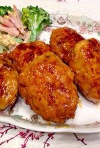 日本人が大好きな鶏つくねの照り焼き