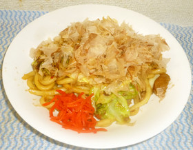 パパのホルモン焼きうどん