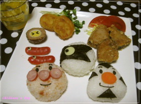 こどもの日☆鯉のぼりとアンパンマン