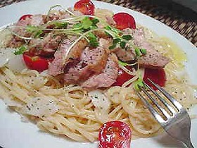 簡単・冷製クリームパスタ☆じゃがいも風味