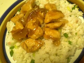 甘~いタレ♪照り焼きチキンピラフ♪