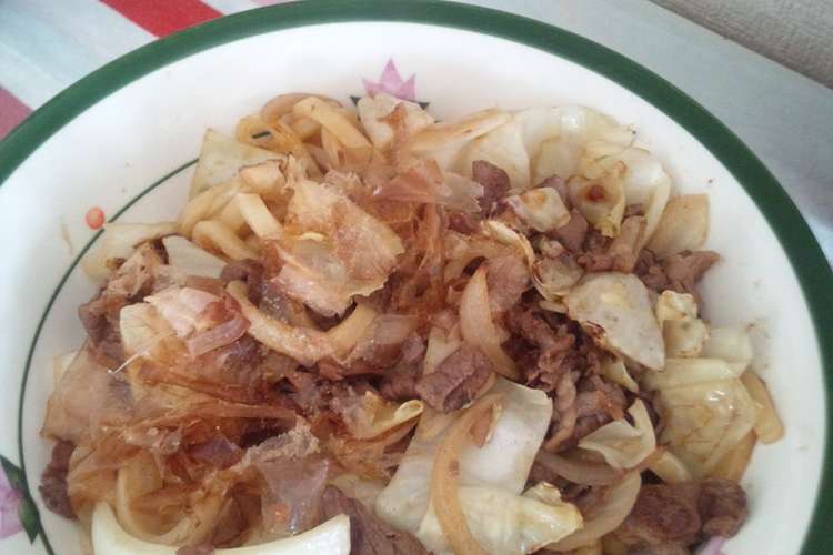 簡単だけど豪華な牛肉焼きうどん レシピ 作り方 By H Lとっと クックパッド 簡単おいしいみんなのレシピが361万品