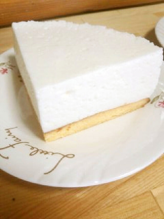 レアチーズケーキの画像