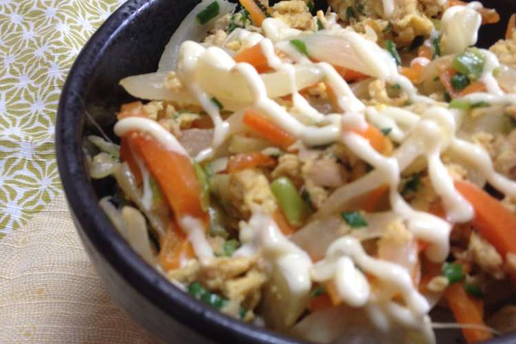 野菜たっぷり ツナ卵丼 レシピ 作り方 By こうへい16 クックパッド