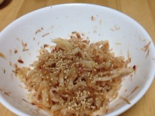 大根のぬか漬け おかか和え レシピ 作り方 By 越野ユキ クックパッド
