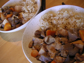 たけのこの煮物丼(ババ・フード)