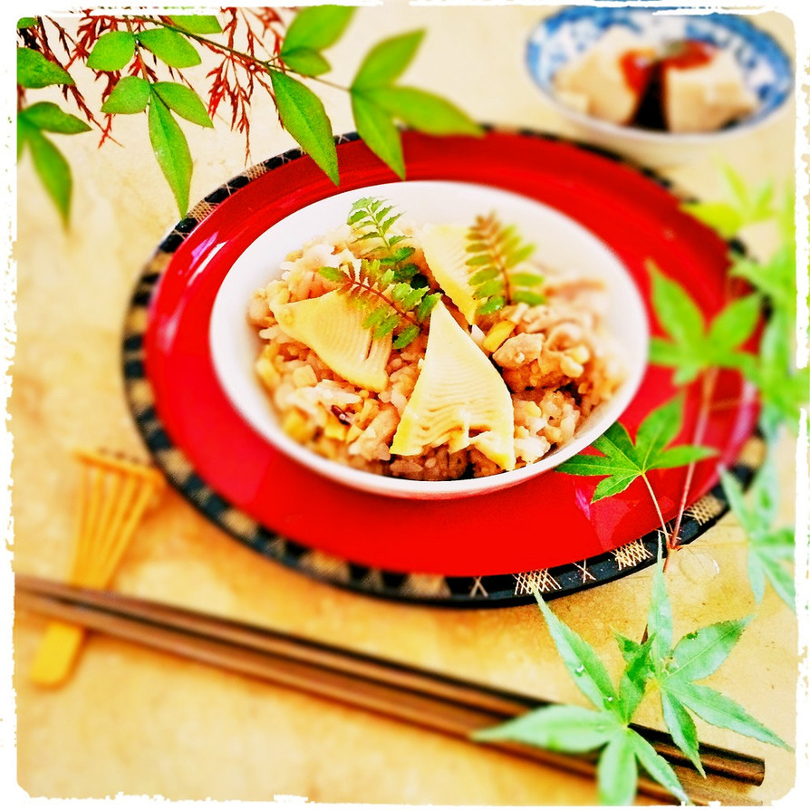 お弁当に☆本格美味十穀米の鶏タケノコご飯の画像