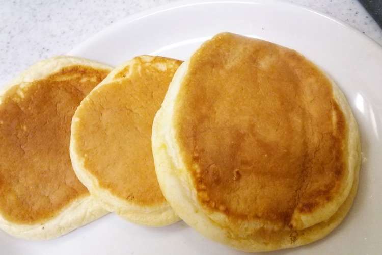 簡単 ふわふわパンケーキ 砂糖不使用 レシピ 作り方 By Wkaobw クックパッド 簡単おいしいみんなのレシピが378万品