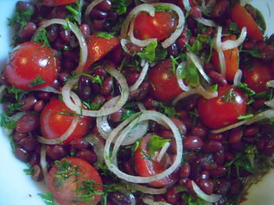 うずら豆のプロバンスサラダの写真
