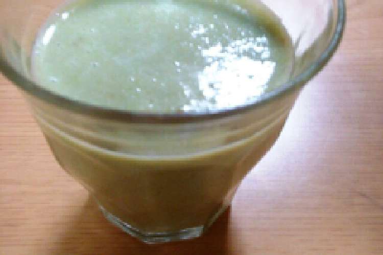 コップ１杯で満足 グリーンスムージー レシピ 作り方 By ゆゆなっち クックパッド 簡単おいしいみんなのレシピが356万品