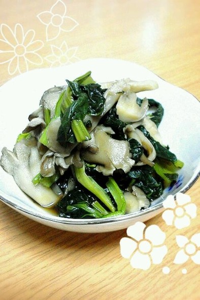 シンプル!!小松菜と舞茸の煮浸し♪の写真