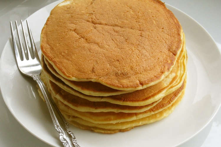 アメリカンな朝食 ヨーグルトパンケーキ レシピ 作り方 By 豆乳ポテト クックパッド 簡単おいしいみんなのレシピが354万品