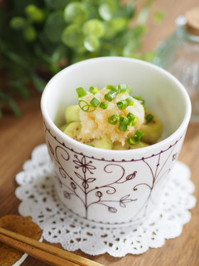 簡単✿茄子のさっぱりレンジ蒸し✿