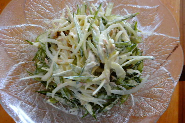 茎わかめとツナのサラダ レシピ 作り方 By たんぽぽママ クックパッド