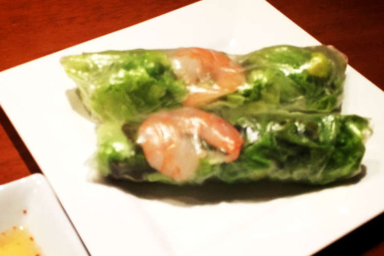 簡単 海老とアボカドの生春巻き レシピ 作り方 By Maymayj クックパッド