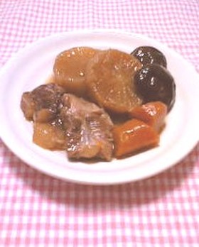 トロトロ豚軟骨の煮物@活力鍋