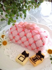 母の日♡マトラッセ♡デコ寿司ケーキの写真