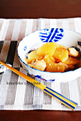 醤油麹de大根と鶏肉の煮物