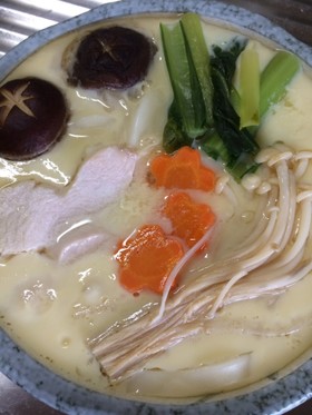 風邪に!小田巻蒸し(うどん入り茶碗蒸し)