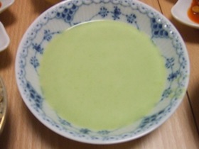 残り物で☆枝豆のヘルシー冷製スープ