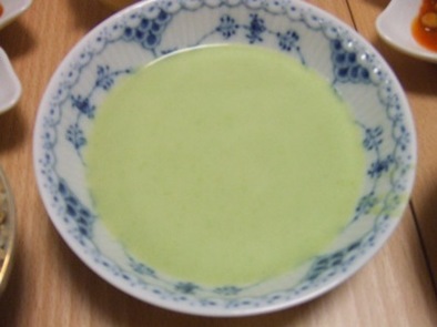 残り物で☆枝豆のヘルシー冷製スープの写真