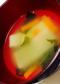 モチモチの皮スープ☆