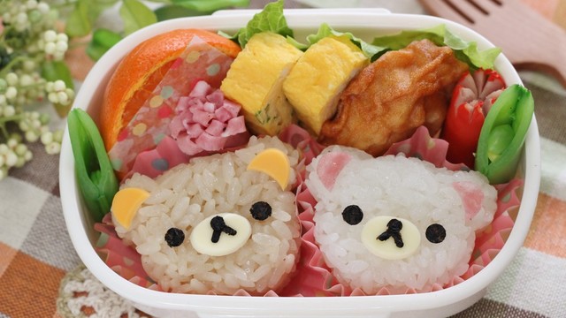 キャラ弁 おにぎり型deリラ コリラ レシピ 作り方 By Saorin クックパッド